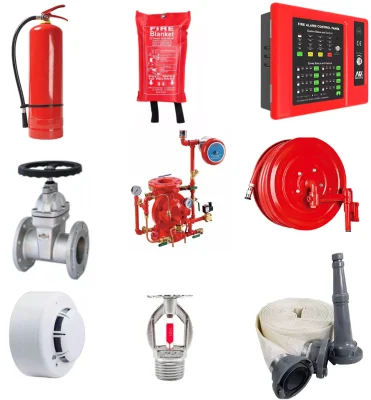 Armoire de tuyau de lutte contre l'incendie, Valve déluge, alarme, accessoires d'équipement de lutte contre l'incendie
